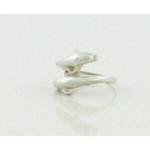 Sterling Silver Dolphin Ring size 6 1/2